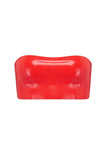 Latex Bandeau Crop Top Elissa Poppy