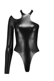 Kappa Keyhole Latex Bodysuit Elissa Poppy