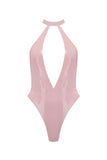 Elissa Poppy Baby Pink Latex Bodysuit Elissa Poppy