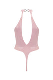 Elissa Poppy Baby Pink Latex Bodysuit Elissa Poppy