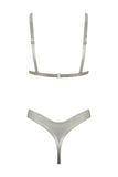 Mu Tau Latex Lingerie Set Elissa Poppy