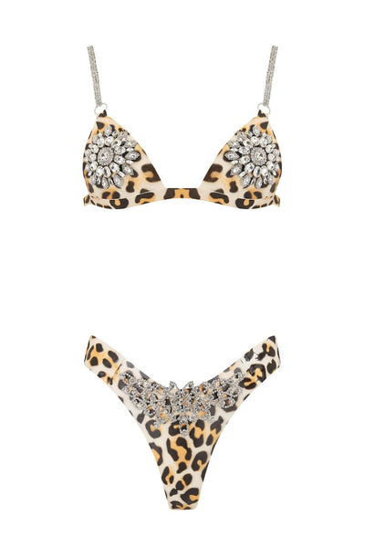 Mu Tau Leopard Latex Set Elissa Poppy
