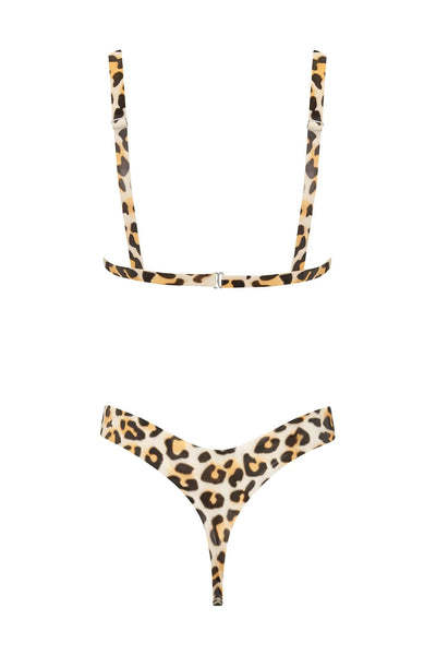 Mu Tau Leopard Latex Set Elissa Poppy