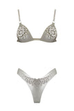 Mu Tau Latex Lingerie Set Elissa Poppy