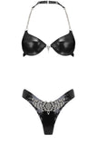 Gamma Tau Latex Lingerie Set Elissa Poppy