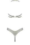 Gamma Tau Latex Lingerie Set Elissa Poppy