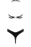 Gamma Tau Latex Lingerie Set Elissa Poppy