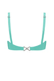 Jade Green Cut Out Latex Bralette Elissa Poppy