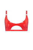Cut Out Latex Bralette Elissa Poppy