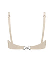 White Ivory Cut Out Latex Bralette Elissa Poppy