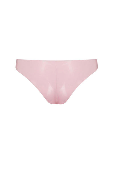 Baby Pink Latex Cheeky Brief Elissa Poppy