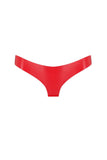 Scarlet Red Latex Cheeky Brief Elissa Poppy