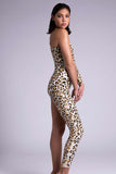 Upsilon Leopard Latex Catsuit Elissa Poppy