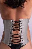 Zeta Zip Latex Corset Elissa Poppy