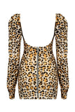 Delta Leopard Latex Dress Elissa Poppy