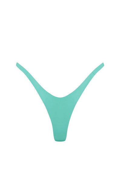 Jade Green Latex G-String Elissa Poppy