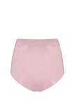 Baby Pink Latex Disco High Waist Pant Elissa Poppy