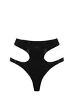 Latex Cut Out Thong Elissa Poppy