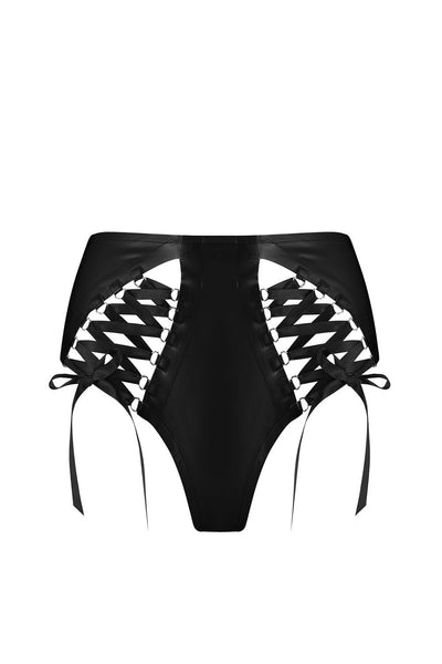 Lambda Laced Latex Knicker Elissa Poppy