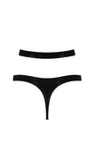 Latex Cut Out Thong Elissa Poppy