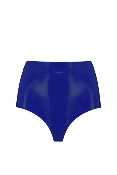 Royalblue Navy Latex Disco High Waist Pant Elissa Poppy