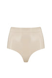 White Ivory Latex Disco High Waist Pant Elissa Poppy