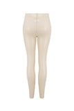 White Ivory Latex Leggings Elissa Poppy