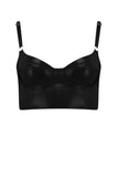 Latex Full Cup Longline Bra Elissa Poppy