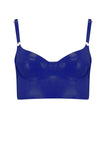 Latex Full Cup Longline Bra Elissa Poppy