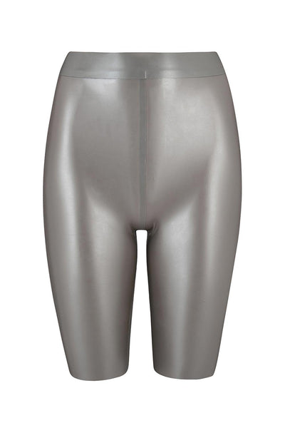 Beta Latex Silver Biker Short Elissa Poppy