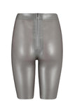 Beta Latex Silver Biker Short Elissa Poppy