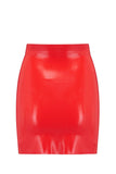 Latex Mini Skirt Elissa Poppy