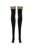 Sigma Leopard Latex Stockings Elissa Poppy