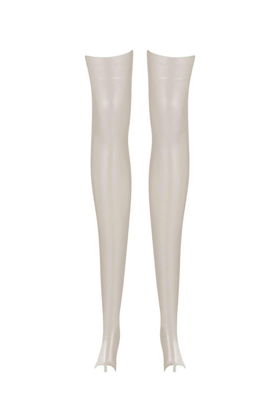 Sigma White Ivory Latex Stockings Elissa Poppy