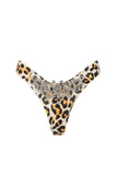 Tau Leopard Latex Thong Elissa Poppy