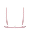 Baby Pink Latex Triangle Bra Elissa Poppy