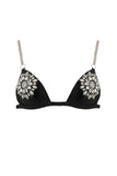 Mu Micro Latex Triangle Bra Elissa Poppy