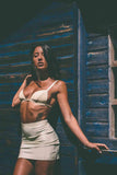 Latex Triangle Bra Elissa Poppy