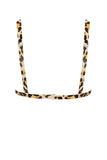Mu Micro Leopard Latex Triangle Bra Elissa Poppy