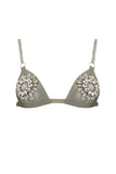 Mu Micro Latex Triangle Bra Elissa Poppy