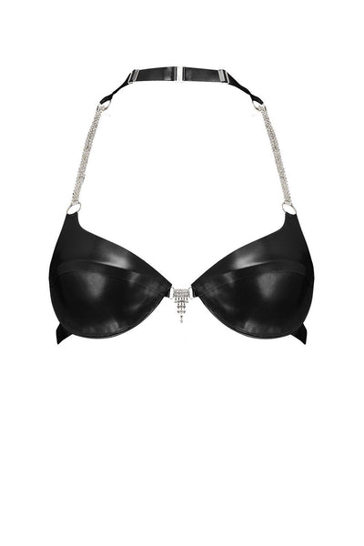 Gamma Gem Wired Latex Bra Elissa Poppy