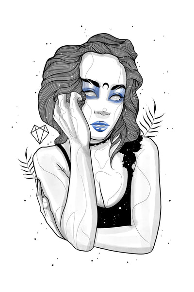Darkest Vixen Framed Art • Evie Wolfmumma