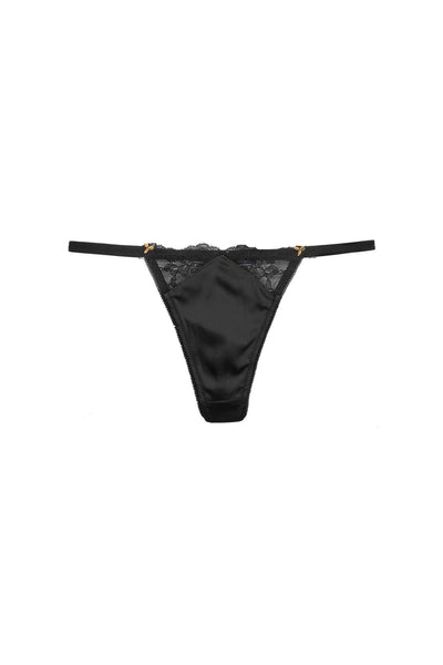 Fever & Thoughts Black Thong Nevaeh Intimates