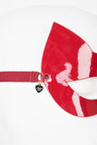 Red Hot Molded Leather Cat Mask Fräulein Kink