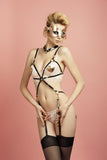 Nénette Pink Crystal Collar Fräulein Kink