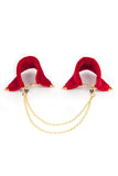 Rouge Velvet Cuffs Fräulein Kink