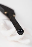 Lush Black & Gold Leather Flapper Fräulein Kink