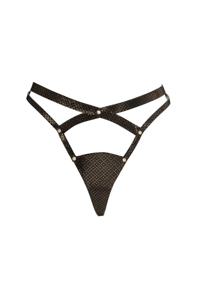 Lush Leather Harness Thong Fräulein Kink