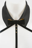 Noir Satin Lead Fräulein Kink