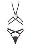 Lush Black & Gold Harness Set Fräulein Kink